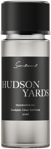 Scentiment Diffuser Oil - Hudson Yards | Aromatherapy Home Fragrance | Inspired by Equinox® Hotel | Luxurious Scent with Notes of Eucalyptus, Citrus, Soft Florals (20 mL)