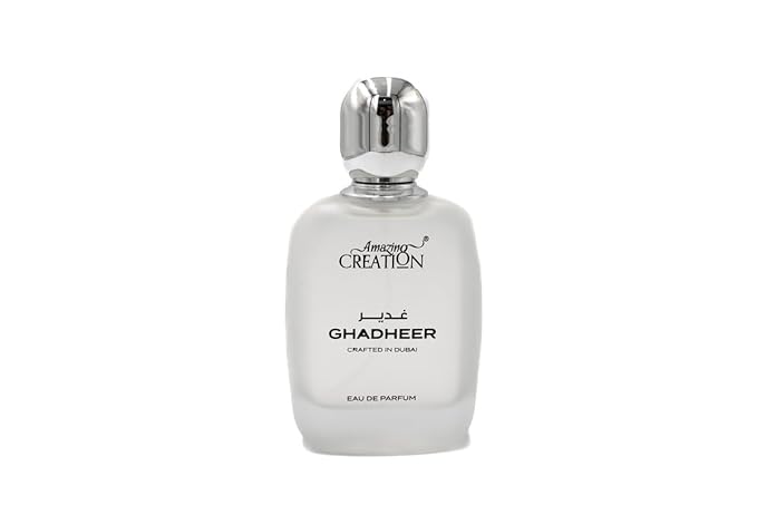 Amazing Creation Ghadheer Eau De Parfum, Citrus Aquatic Fragrance, Unisex, 3.4 FL OZ/100ml