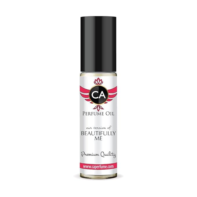 CA Perfume Impression of Beautifully Me for Women Fragrance Oil Floral Scent Long Lasting Perfumes for Women Travel Size TSA Ready Mini Parfum Body Oil Roll-on 0.33 Fl Oz 10ml