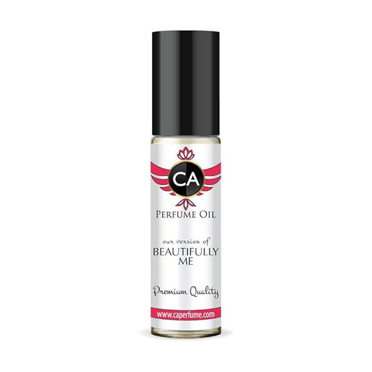 CA Perfume Impression of Beautifully Me for Women Fragrance Oil Floral Scent Long Lasting Perfumes for Women Travel Size TSA Ready Mini Parfum Body Oil Roll-on 0.33 Fl Oz 10ml