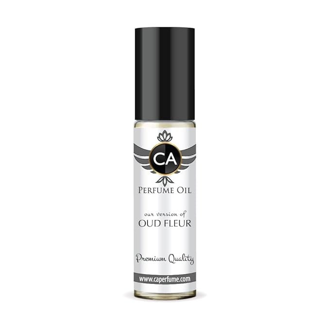 CA Perfume Impression of Oud Fleur Unisex Eau De Parfum Woody Chypre Scent Long Lasting Unisex Fragrance Travel Size TSA Ready for Day and Night Wear 0.33 Fl Oz 10ml