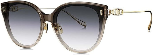 BOLON Women Fashion Oversized Cat Eye Polarized Sunglasses 61mm, Exclusive Eyewear Brand of EssilorLuxottica