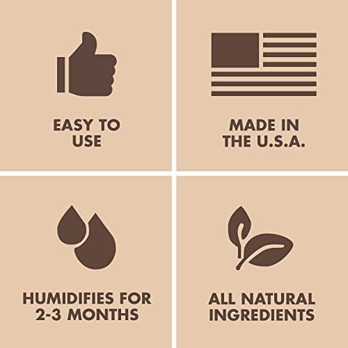 Boveda 58% Two-Way Humidity Control Pack For Storing 1 lb – Size 67 – Single – Moisture Absorber for Storage Containers – Humidifier Pack – Individually Wrapped Hydration Packet – Less Sticky
