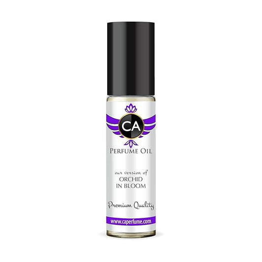 CA Perfume Originals Orchid in Bloom Unisex Fragrance Oil Floral Scent Long Lasting Perfumes for Women & Men Travel Size TSA Ready Mini Parfum Body Oil Roll-on 0.33 Fl Oz 10ml