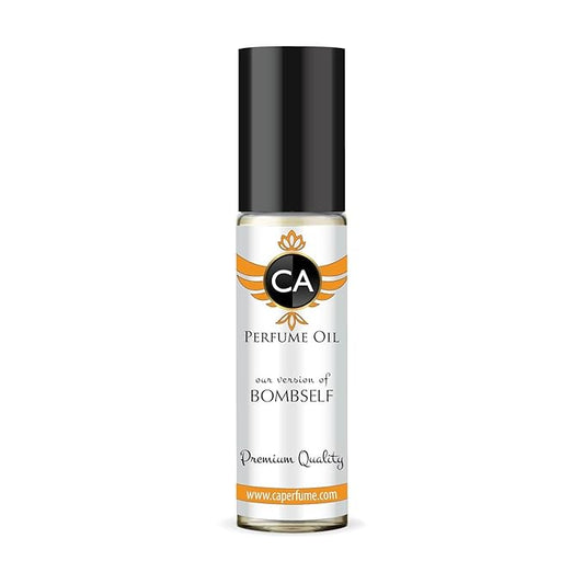 CA Perfume Impression of Bombself for Women Eau De Parfum Floral Fruity Scent Long Lasting Perfumes for Women Travel Size TSA Ready for Day and Night Wear 0.33 Fl Oz 10ml