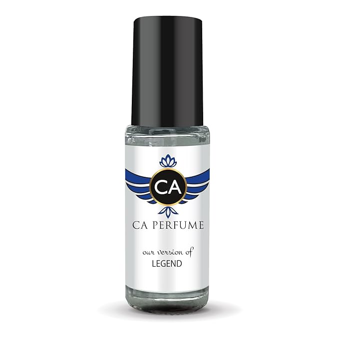 CA Perfume Impression of Legend for Men Perfume Oil Aromatic Fougere Scent Long Lasting Cologne for Men Travel Size Mini Perfume Sample TSA Ready Body Oil Roll-on 0.14 Fl Oz 4ml
