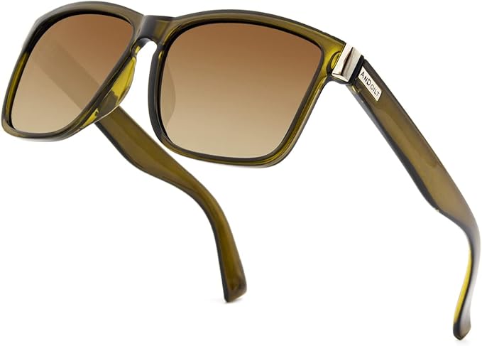 ANDOILT Sport Polarized Square Sunglasses