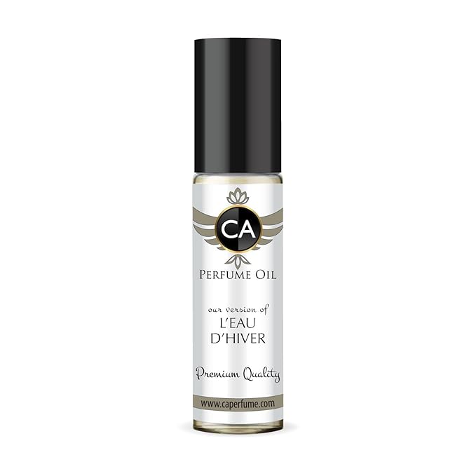 CA Perfume Impression of L'eau D'hiver Unisex Fragrance Oil Floral Woody Musk Scent Long Lasting Perfumes for Women & Men Travel Size TSA Ready Mini Parfum Body Oil Roll-on 0.33 Fl Oz 10ml