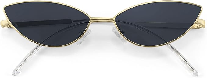 FEISEDY Fashion Designer Sunglasses Retro Small Petals Shape Arc Temple Design B2298