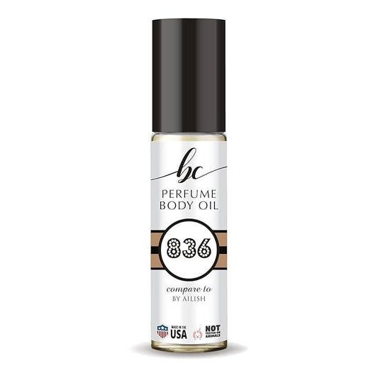 CA Perfume Impression of By Ailish for Women Fragrance Oil Amber Vanilla Scent Long Lasting Perfumes for Women Travel Size TSA Ready Mini Parfum Body Oil Roll-on 0.33 Fl Oz 10ml