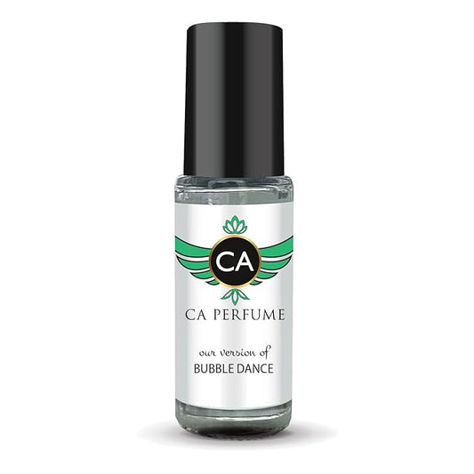 CA Perfume Originals Bubble Dance Unisex Fragrance Oil Gourmand Scent Long Lasting Perfumes for Women & Men Travel Size TSA Ready Mini Parfum Body Oil Roll-on 0.14 Fl Oz 4ml
