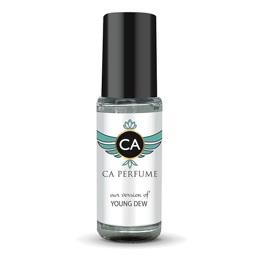 CA Perfume Impression of Young Dew for Women Perfume Oil Amber Spicy Scent Long Lasting Perfumes for Women Travel Size Mini Perfume Sample TSA Ready Body Oil Roll-on 0.14 Fl Oz 4ml