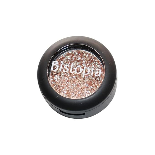 Bistopia Glitter Eyeshadow Collection, 14 Shades, Shimmer Pressed Powder, Metallic and Iridescent Colors (Stardust)