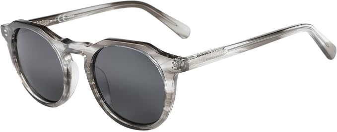 ZENOTTIC Vintage Round Polarized Sunglasses for Men Women UV400 Protection