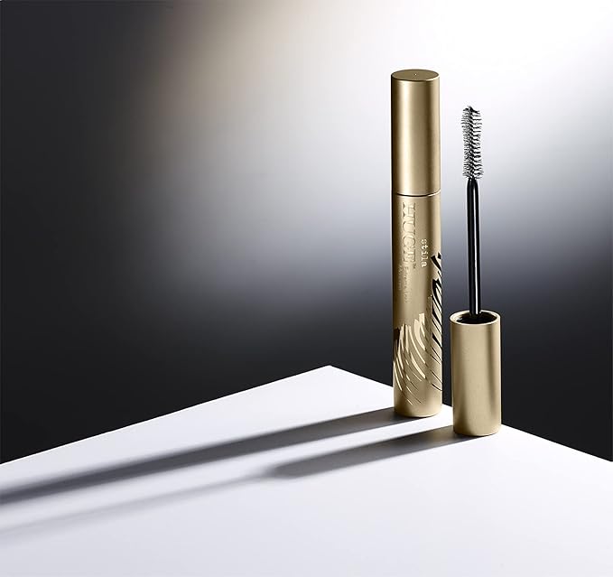 stila HUGE Extreme Lash Mascara, Intense Black | Volume, Full Length, Curl, Lift, No Clump, Crunch or Smudge | Lightweight, Long-Lasting Buildable Eye Makeup Formula | 0.44 Fl. Oz.