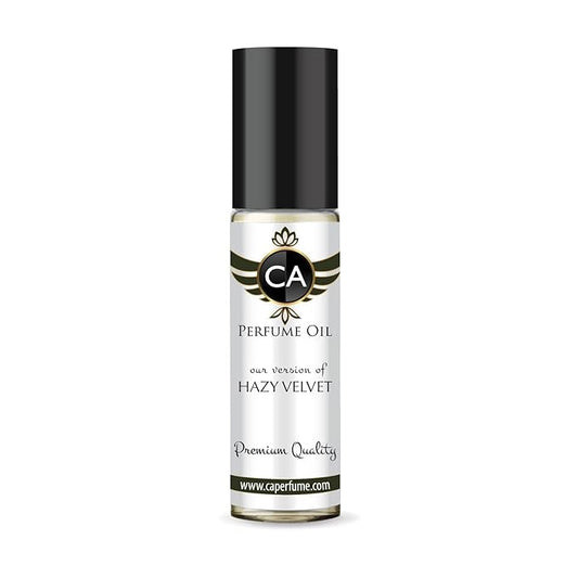 CA Perfume Impression of Hazy Velvet Unisex Fragrance Oil Oriental Woody Scent Long Lasting Perfumes for Women & Men Travel Size TSA Ready Mini Parfum Body Oil Roll-on 0.33 Fl Oz 10ml