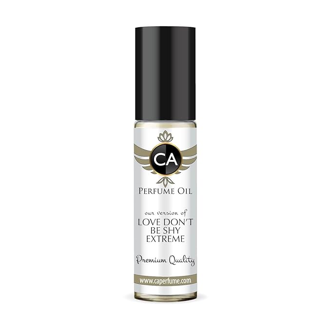 CA Perfume Impression of Love Don’t Be Shy Extreme for Women Fragrance Oil Amber Vanilla Scent Long Lasting Perfumes for Women Travel Size TSA Ready Mini Parfum Body Oil Roll-on 0.33 Fl Oz 10ml