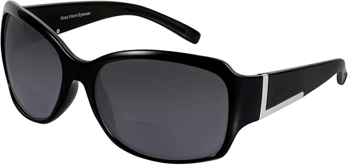 Bifocal Sunglasses 'The Fashionista' Women's Designer Outdoor Reading Glasses with UV400 Protection (2 Pack)