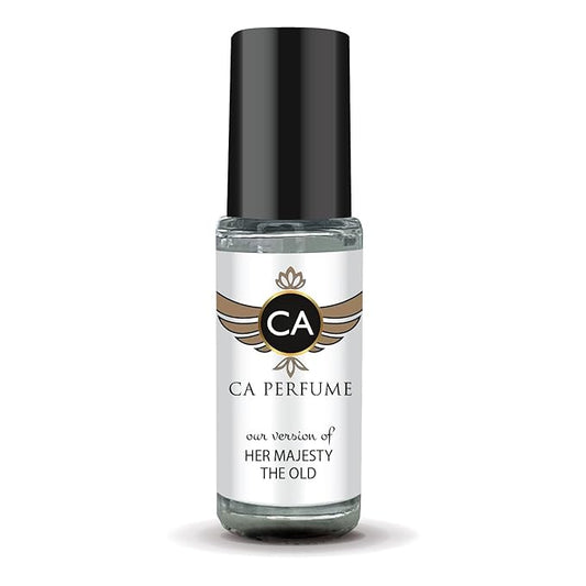 CA Perfume Impression of Her Majesty The Oud for Women Perfume Oil Amber Floral Scent Long Lasting Perfumes for Women Travel Size Mini Perfume Sample TSA Ready Body Oil Roll-on 0.14 Fl Oz 4ml