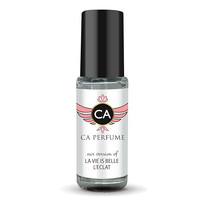 CA Perfume Impression of La Vie Belle L'eclat for Women Fragrance Oil Amber Floral Scent Long Lasting Perfumes for Women Travel Size TSA Ready Mini Parfum Body Oil Roll-on 0.14 Fl Oz 4ml