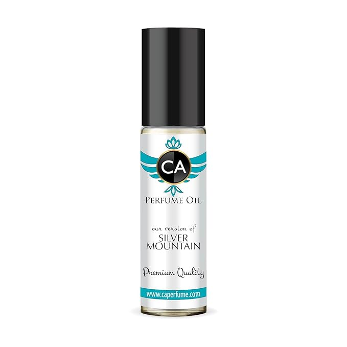 CA Perfume Impression of Silver Mountain Aqua for Women Eau De Parfum Aromatic Scent Long Lasting Perfumes for Women Travel Size TSA Ready for Day and Night Wear 0.33 Fl Oz 10ml