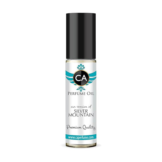 CA Perfume Impression of Silver Mountain Aqua for Women Eau De Parfum Aromatic Scent Long Lasting Perfumes for Women Travel Size TSA Ready for Day and Night Wear 0.33 Fl Oz 10ml