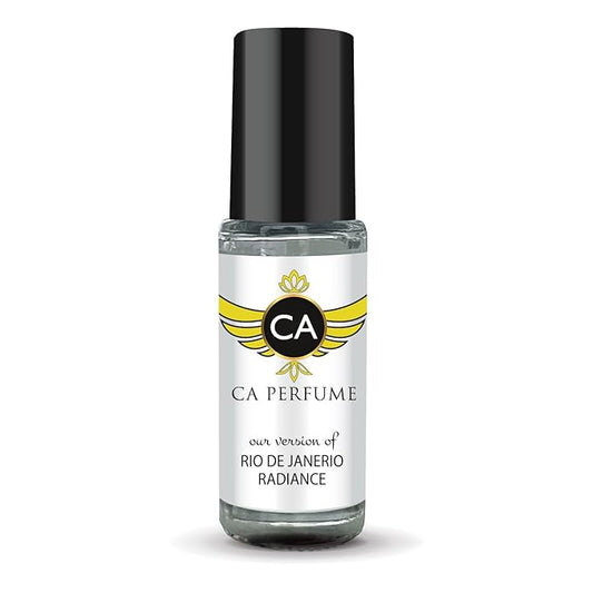 CA Perfume Impression of Janeiro Radiance for Women Fragrance Oil Floral Scent Long Lasting Perfumes for Women Travel Size TSA Ready Mini Parfum Body Oil Roll-on 0.14 Fl Oz 4ml