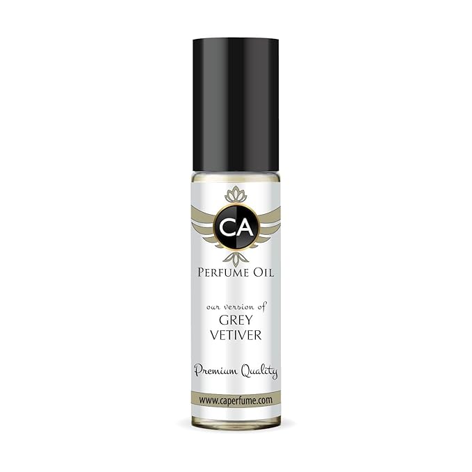 CA Perfume Impression of Grey Vetiver for Men Eau De Parfum Woody Spicy Scent Long Lasting Cologne for Men Travel Size TSA Ready for Day and Night Wear 0.33 Fl Oz 10ml