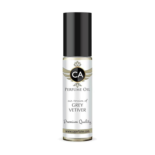 CA Perfume Impression of Grey Vetiver for Men Eau De Parfum Woody Spicy Scent Long Lasting Cologne for Men Travel Size TSA Ready for Day and Night Wear 0.33 Fl Oz 10ml