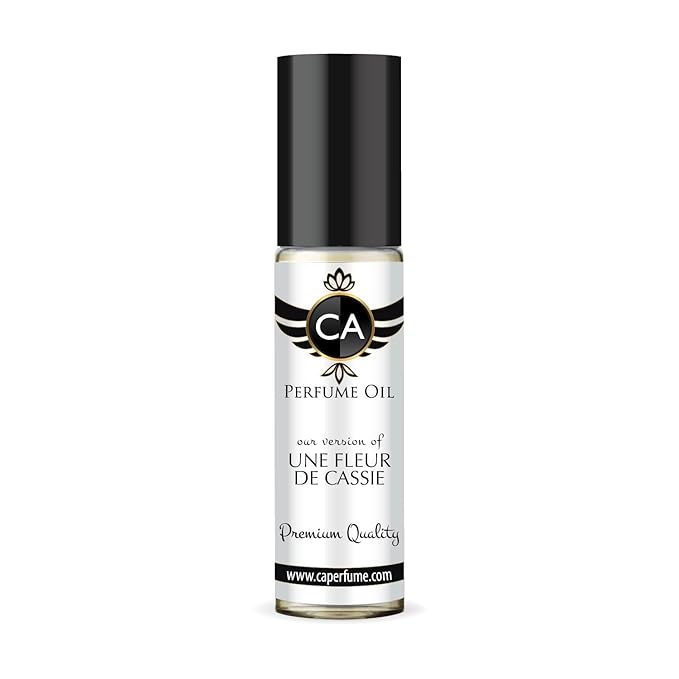 CA Perfume Impression of Une Fleur De Cassie for Women Fragrance Oil Floral Scent Long Lasting Perfumes for Women Travel Size TSA Ready Mini Parfum Body Oil Roll-on 0.33 Fl Oz 10ml