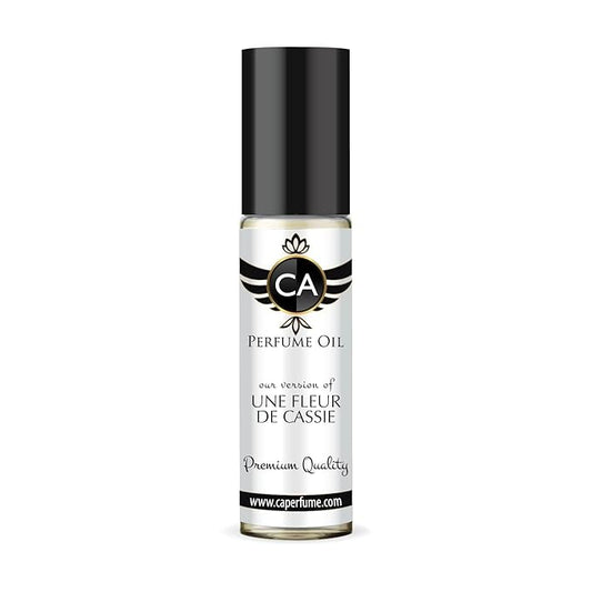CA Perfume Impression of Une Fleur De Cassie for Women Fragrance Oil Floral Scent Long Lasting Perfumes for Women Travel Size TSA Ready Mini Parfum Body Oil Roll-on 0.33 Fl Oz 10ml