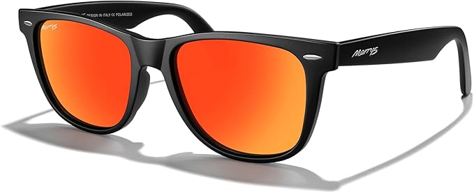 MERRY'S Classic Square Shape Polarized Sunglasses for Womens Mens Retro Designer UV400 Sun Glasses S6140