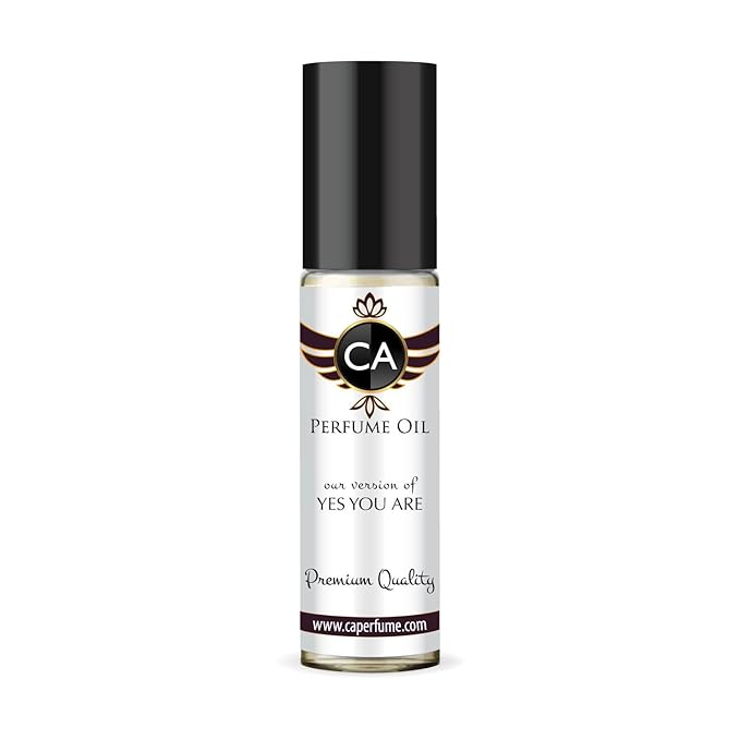 CA Perfume Impression of Yes You Are for Women Fragrance Oil Amber Floral Scent Long Lasting Perfumes for Women Travel Size TSA Ready Mini Parfum Body Oil Roll-on 0.33 Fl Oz 10ml