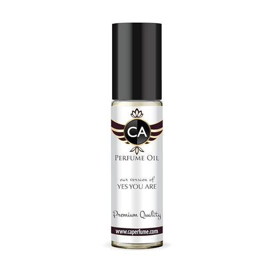 CA Perfume Impression of Yes You Are for Women Fragrance Oil Amber Floral Scent Long Lasting Perfumes for Women Travel Size TSA Ready Mini Parfum Body Oil Roll-on 0.33 Fl Oz 10ml