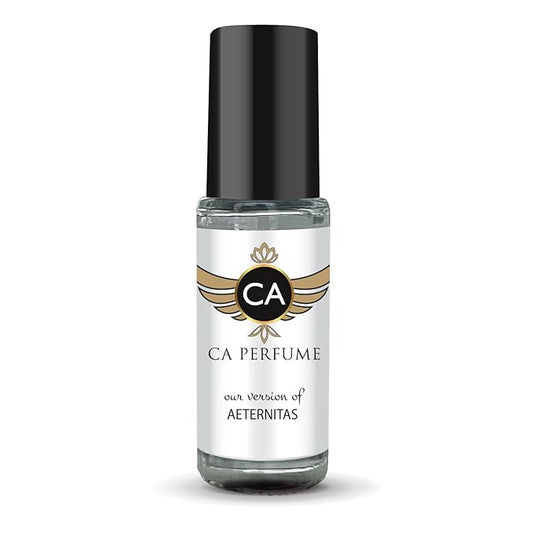 CA Perfume Impression of Aeternitas Unisex Perfume Oil Amber Vanilla Scent Long Lasting Fragrance for Women and Men Travel Size Mini Perfume Sample TSA Ready Body Oil Roll-on 0.14 Fl Oz 4ml