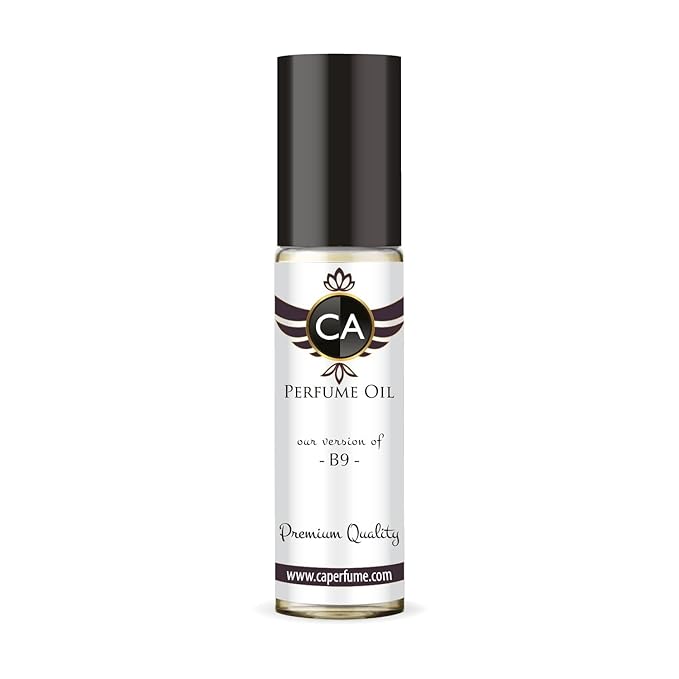 CA Perfume Impression of B9 Unisex Fragrance Oil Amber Spicy Scent Long Lasting Perfumes for Women & Men Travel Size TSA Ready Mini Parfum Body Oil Roll-on 0.33 Fl Oz 10ml