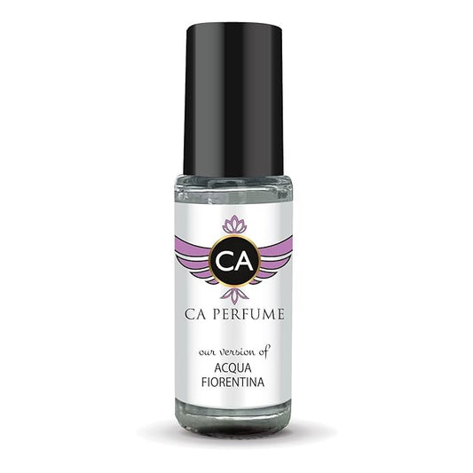CA Perfume Impression of Acqua Fiorentina for Women Fragrance Oil Floral Fruity Scent Long Lasting Perfumes for Women Travel Size TSA Ready Mini Parfum Body Oil Roll-on 0.14 Fl Oz 4ml