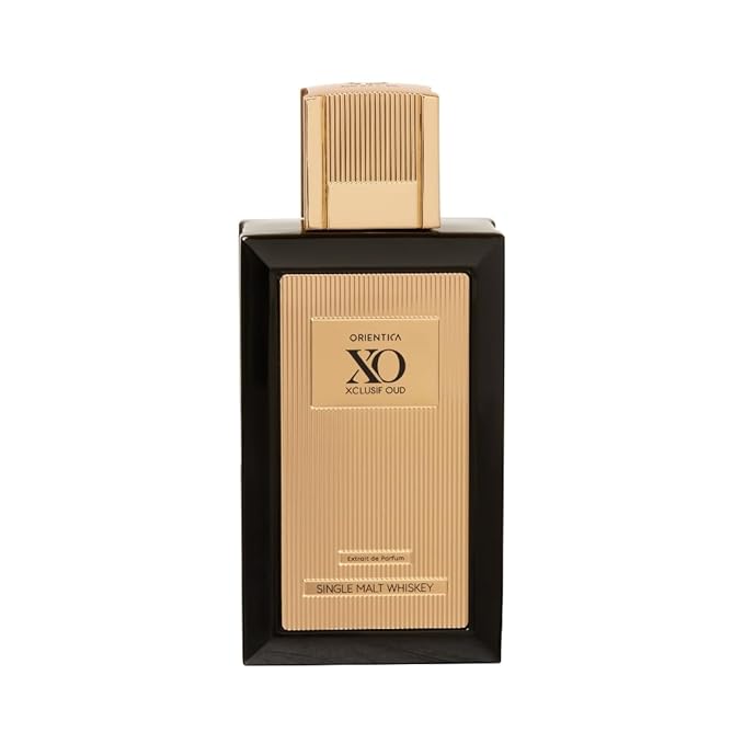 Orientica XO Xclusif Oud Single Malt Whiskey Extrait de Parfum – Woody, Caramel, Saffron, Incense, Oud, Patchouli, Leather, Sandalwood, Moss - Arabic Perfume for Men & Women – 4.0oz/120ml