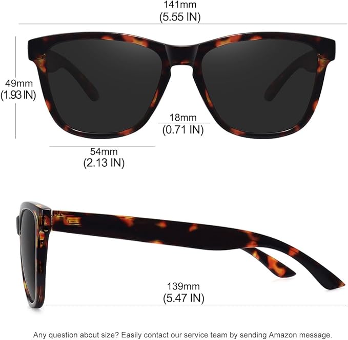 MEETSUN Polarized Sunglasses for Women Men Trendy Classic Retro Designer Style