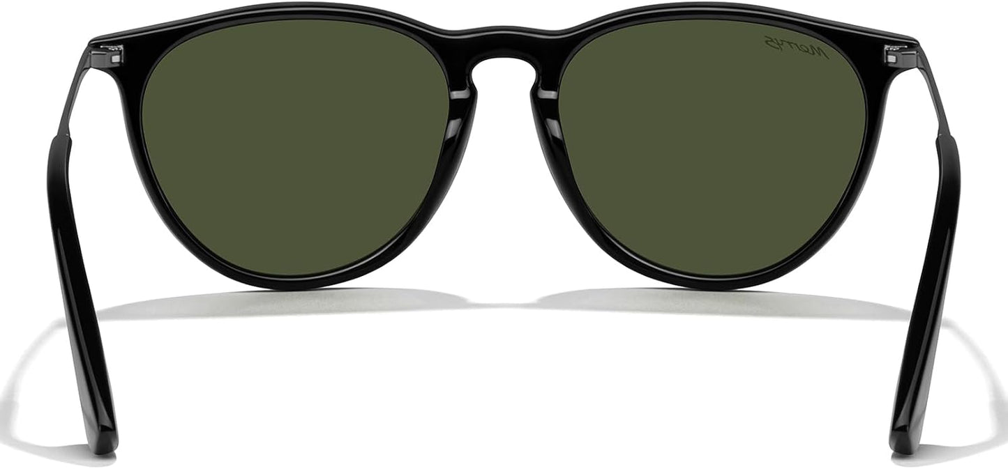 MERRY'S Vintage Polarized Sunglasses for Women Men Retro Round Mirrored Lens Sun glasses UV400