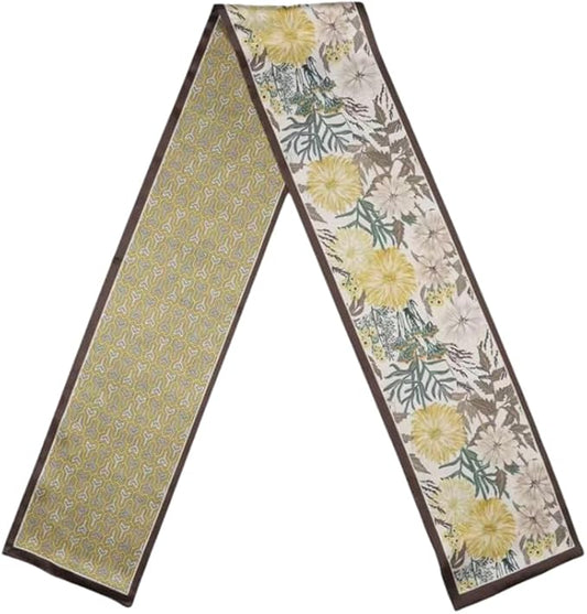 100% Mulberry Silk Ribbon Scarf for Hair Beach Head Wraps for Women Handbag accessories Necktie