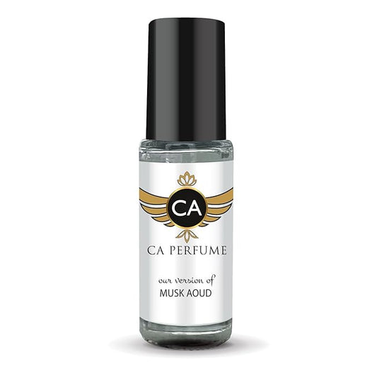 CA Perfume Impression of Musk Aoud Unisex Perfume Oil Chypre Floral Scent Long Lasting Fragrance for Women and Men Travel Size Mini Perfume Sample TSA Ready Body Oil Roll-on 0.14 Fl Oz 4ml