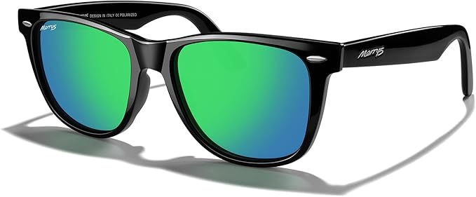 MERRY'S Classic Square Shape Polarized Sunglasses for Womens Mens Retro Designer UV400 Sun Glasses S6140