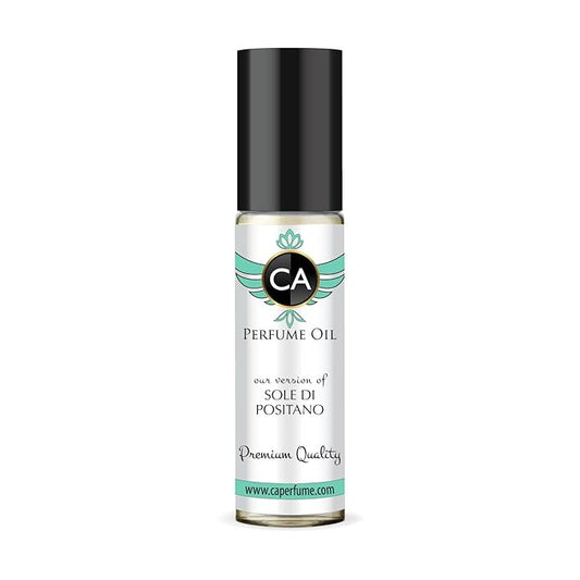 CA Perfume Impression of Sole Di Positano Unisex Fragrance Oil Citrus Scent Long Lasting Perfumes for Women & Men Travel Size TSA Ready Mini Parfum Body Oil Roll-on 0.33 Fl Oz 10ml