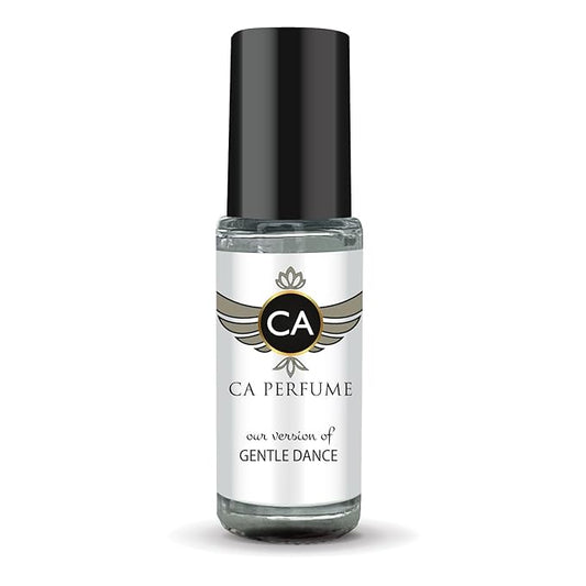 CA Perfume Impression of Gentle Dance Unisex Perfume Oil Amber Woody Scent Long Lasting Fragrance for Women and Men Travel Size Mini Perfume Sample TSA Ready Body Oil Roll-on 0.14 Fl Oz 4ml
