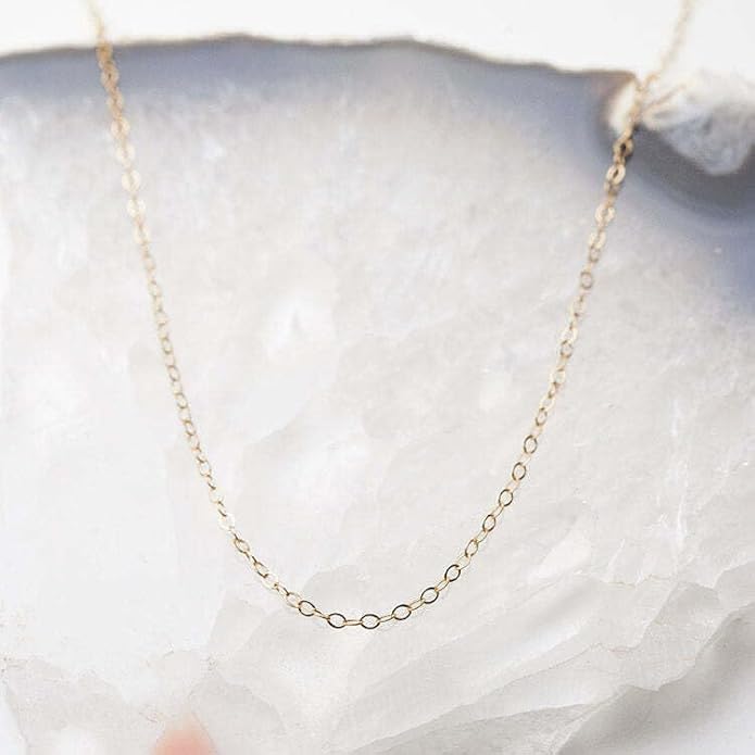 LISA LEONARD DESIGNS Sterling Silver/Gold Filled Ball Chain and Link Chains, Chains for Personalized Pendants Jewelry Gift for Women Men Elegant Accessory