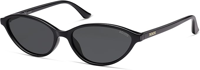 SOJOS Trendy Polarized Oval Sunglasses for Women Retro Chic 90s Shades Lightweight Sunnies SJ2656