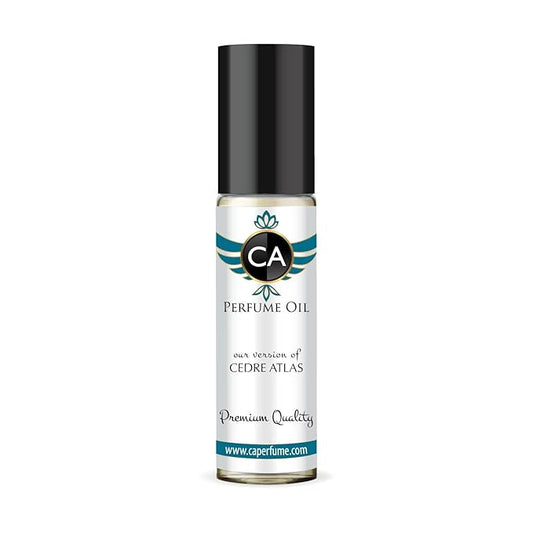 CA Perfume Impression of Cedre Atlas Unisex Fragrance Oil Woody Scent Long Lasting Perfumes for Women & Men Travel Size TSA Ready Mini Parfum Body Oil Roll-on 0.33 Fl Oz 10ml