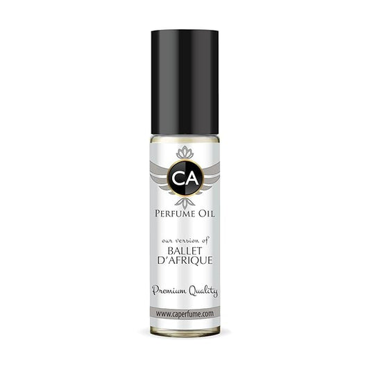 CA Perfume Impression of Ballet D'afrique Unisex Fragrance Oil Amber Woody Scent Long Lasting Perfumes for Women & Men Travel Size TSA Ready Mini Parfum Body Oil Roll-on 0.33 Fl Oz 10ml