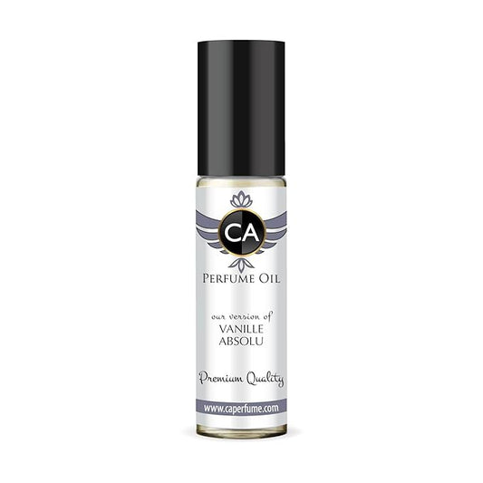 CA Perfume Impression of Vanille Absolu for Women Fragrance Oil Amber Vanilla Scent Long Lasting Perfumes for Women Travel Size TSA Ready Mini Parfum Body Oil Roll-on 0.33 Fl Oz 10ml